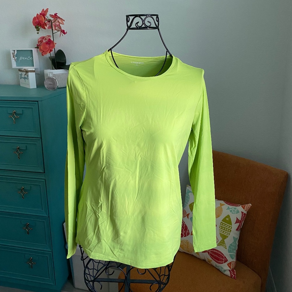 Lands End Rashguard Sz M/L